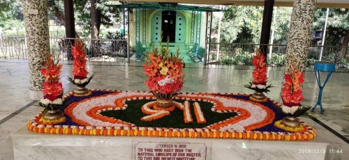 200 Samadhi Decorations at Sri Aurobindo Yoga Mandir Rourkela