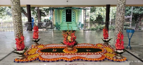 203 Samadhi Decorations at Sri Aurobindo Yoga Mandir Rourkela