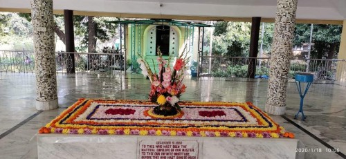 206 Samadhi Decorations at Sri Aurobindo Yoga Mandir Rourkela