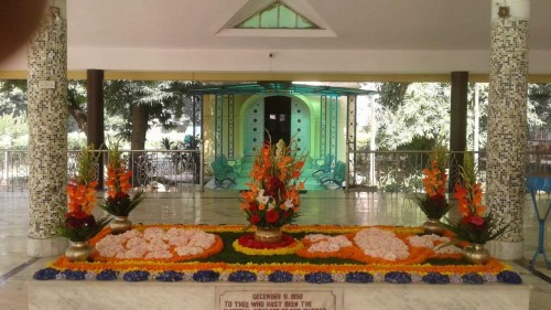 210 Samadhi Decorations at Sri Aurobindo Yoga Mandir Rourkela