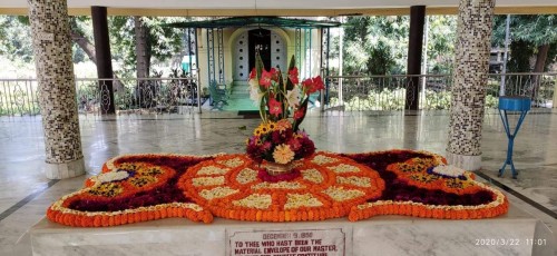 214 Samadhi Decorations at Sri Aurobindo Yoga Mandir Rourkela