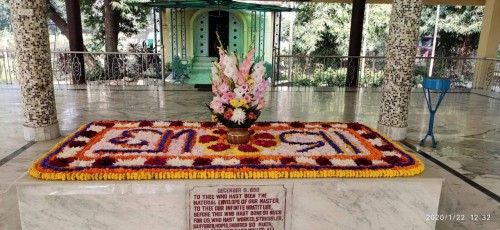 219 Samadhi Decorations at Sri Aurobindo Yoga Mandir Rourkela