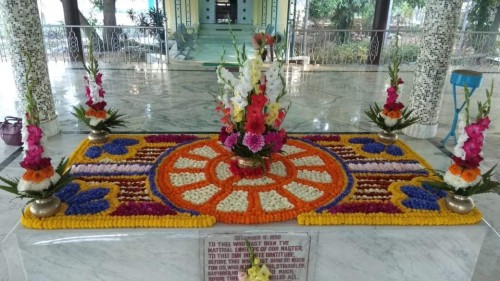 225 Samadhi Decorations at Sri Aurobindo Yoga Mandir Rourkela