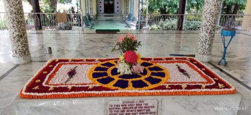 229 Samadhi Decorations at Sri Aurobindo Yoga Mandir Rourkela