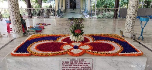 231 Samadhi Decorations at Sri Aurobindo Yoga Mandir Rourkela