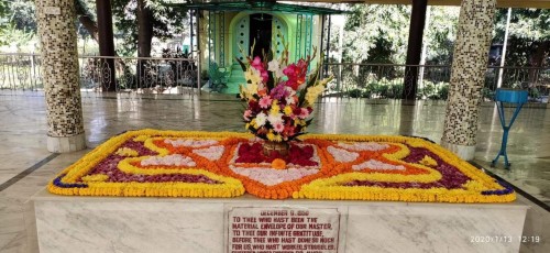 235 Samadhi Decorations at Sri Aurobindo Yoga Mandir Rourkela