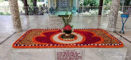 238 Samadhi Decorations at Sri Aurobindo Yoga Mandir Rourkela