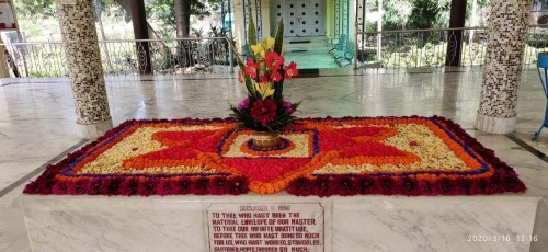 243 Samadhi Decorations at Sri Aurobindo Yoga Mandir Rourkela