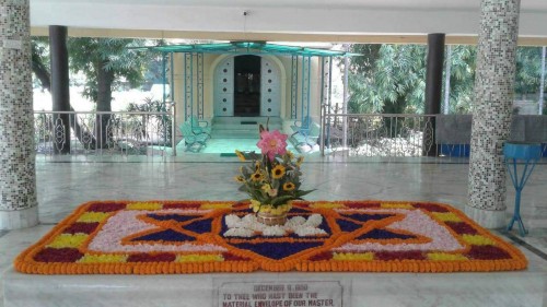 245 Samadhi Decorations at Sri Aurobindo Yoga Mandir Rourkela