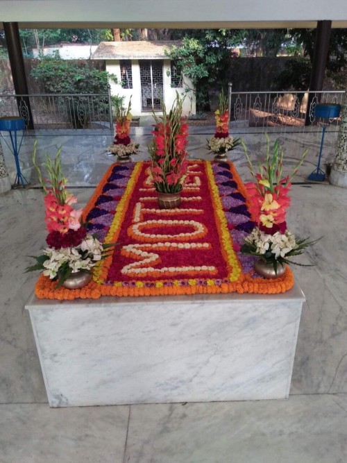 254 Samadhi Decorations at Sri Aurobindo Yoga Mandir Rourkela