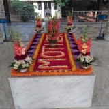 254_Samadhi-Decorations-at-Sri-Aurobindo-Yoga-Mandir-Rourkela