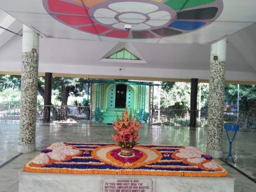 283 Samadhi Decorations at Sri Aurobindo Yoga Mandir Rourkela