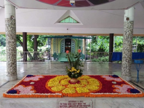 287 Samadhi Decorations at Sri Aurobindo Yoga Mandir Rourkela