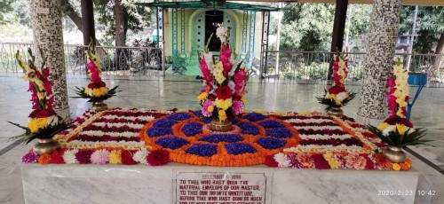 295 Samadhi Decorations at Sri Aurobindo Yoga Mandir Rourkela