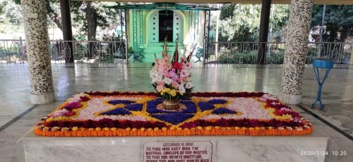 296 Samadhi Decorations at Sri Aurobindo Yoga Mandir Rourkela