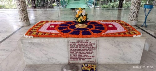 2 Samadhi Decorations at Sri Aurobindo Yoga Mandir Rourkela