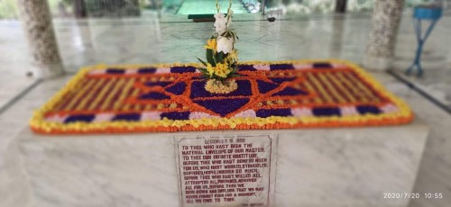 309 Samadhi Decorations at Sri Aurobindo Yoga Mandir Rourkela