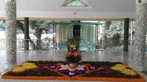 329 Samadhi Decorations at Sri Aurobindo Yoga Mandir Rourkela