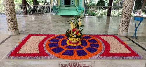 334 Samadhi Decorations at Sri Aurobindo Yoga Mandir Rourkela