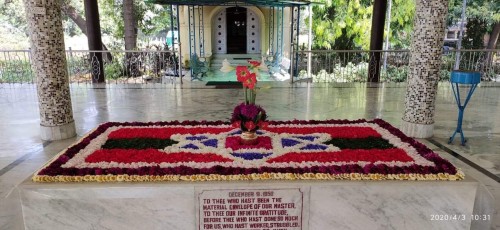 357 Samadhi Decorations at Sri Aurobindo Yoga Mandir Rourkela