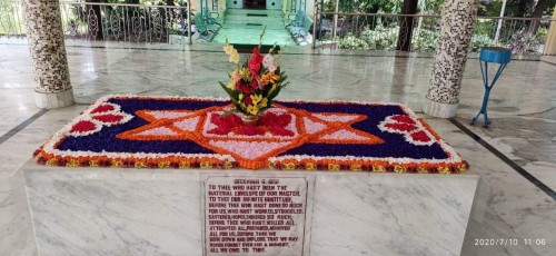 358 Samadhi Decorations at Sri Aurobindo Yoga Mandir Rourkela