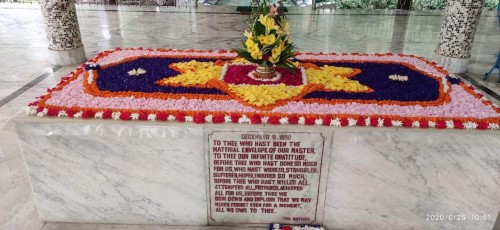 360 Samadhi Decorations at Sri Aurobindo Yoga Mandir Rourkela