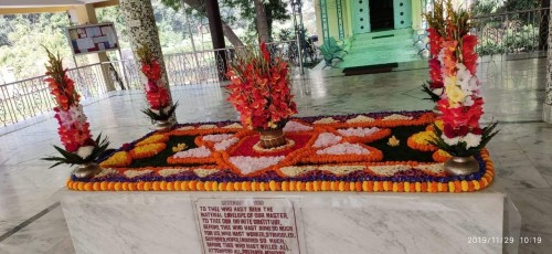 363 Samadhi Decorations at Sri Aurobindo Yoga Mandir Rourkela