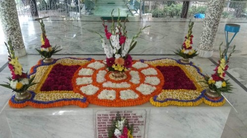 382 Samadhi Decorations at Sri Aurobindo Yoga Mandir Rourkela