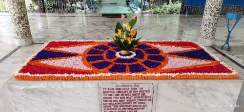 38 Samadhi Decorations at Sri Aurobindo Yoga Mandir Rourkela