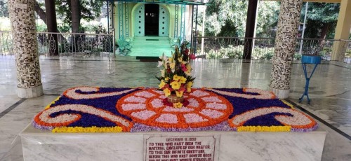 421 Samadhi Decorations at Sri Aurobindo Yoga Mandir Rourkela