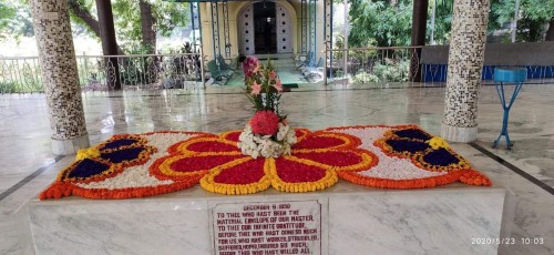 429 Samadhi Decorations at Sri Aurobindo Yoga Mandir Rourkela