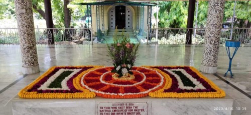 439 Samadhi Decorations at Sri Aurobindo Yoga Mandir Rourkela