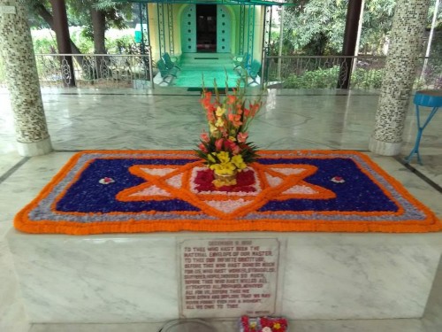 444 Samadhi Decorations at Sri Aurobindo Yoga Mandir Rourkela