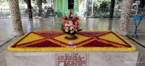 452 Samadhi Decorations at Sri Aurobindo Yoga Mandir Rourkela