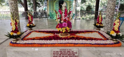 453 Samadhi Decorations at Sri Aurobindo Yoga Mandir Rourkela