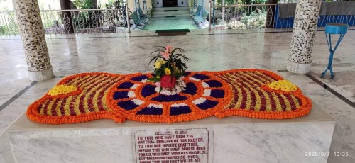 461 Samadhi Decorations at Sri Aurobindo Yoga Mandir Rourkela