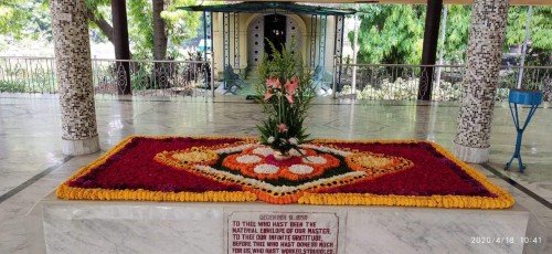 463 Samadhi Decorations at Sri Aurobindo Yoga Mandir Rourkela