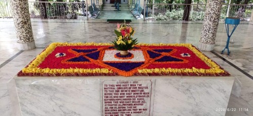 476 Samadhi Decorations at Sri Aurobindo Yoga Mandir Rourkela