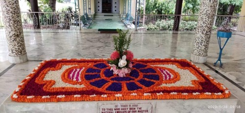 477 Samadhi Decorations at Sri Aurobindo Yoga Mandir Rourkela