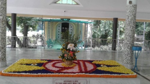 478 Samadhi Decorations at Sri Aurobindo Yoga Mandir Rourkela