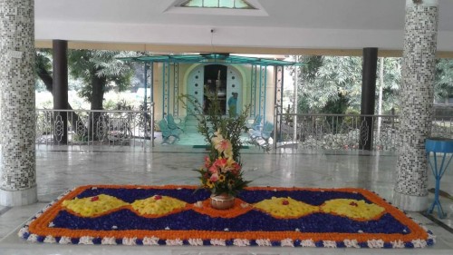 485 Samadhi Decorations at Sri Aurobindo Yoga Mandir Rourkela