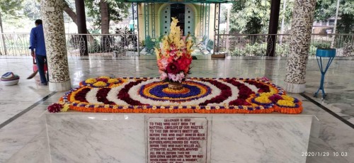 497 Samadhi Decorations at Sri Aurobindo Yoga Mandir Rourkela