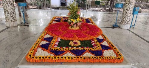 507 Samadhi Decorations at Sri Aurobindo Yoga Mandir Rourkela