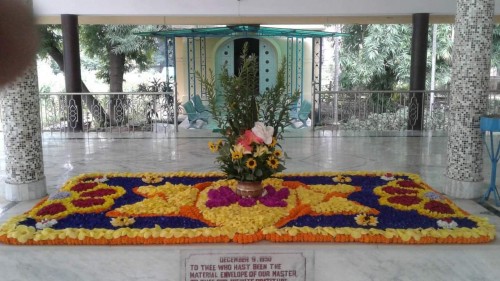 514 Samadhi Decorations at Sri Aurobindo Yoga Mandir Rourkela