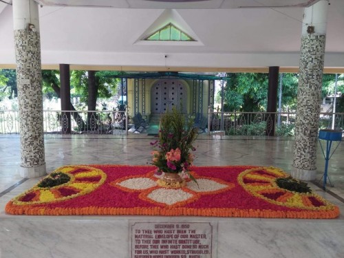 529 Samadhi Decorations at Sri Aurobindo Yoga Mandir Rourkela