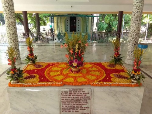 52 Samadhi Decorations at Sri Aurobindo Yoga Mandir Rourkela