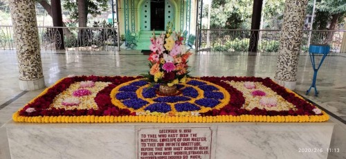 532 Samadhi Decorations at Sri Aurobindo Yoga Mandir Rourkela