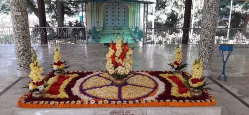 550 Samadhi Decorations at Sri Aurobindo Yoga Mandir Rourkela