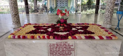 555 Samadhi Decorations at Sri Aurobindo Yoga Mandir Rourkela