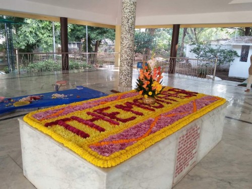 58 Samadhi Decorations at Sri Aurobindo Yoga Mandir Rourkela